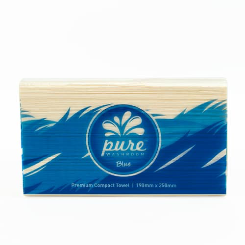Pure Washroom Blue Range Premium Compact Hand Towel