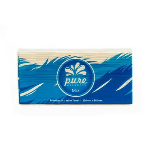 Pure Washroom Blue Range Premium Ultraslim Hand Towels