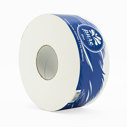 Pure Washroom Blue Range 2 Ply 300 Metre Jumbo Toilet Roll