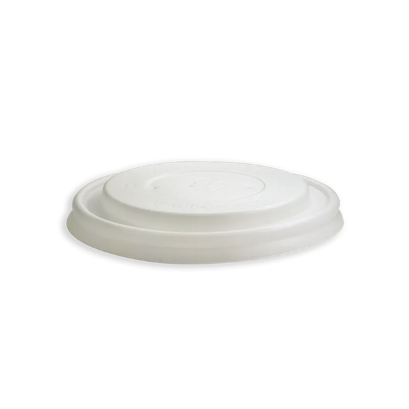 CPLA Lids to suit Bamboo Food Containers – 6/8oz, CPLA