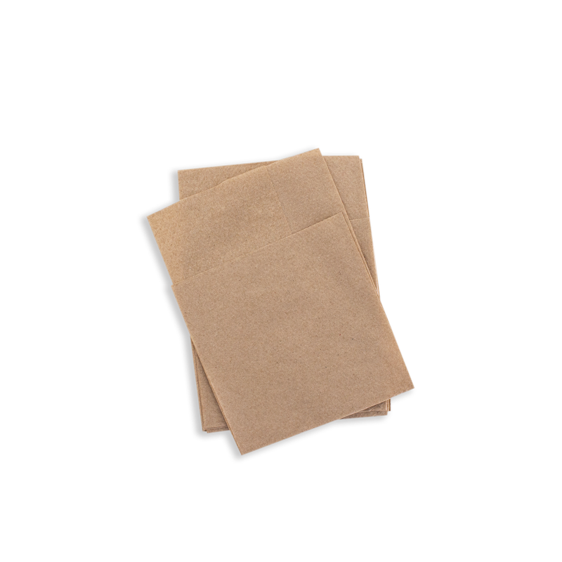 FSC Mix Credit 1 Ply Brown Dispenser Napkin Compact Fold