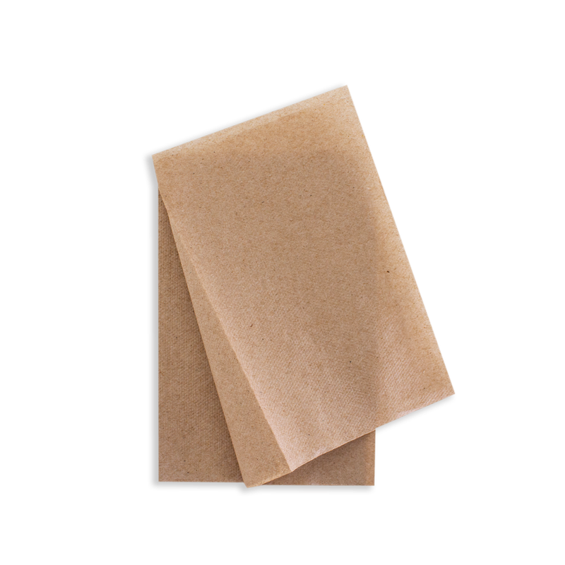 [NQBES-F] FSC Mix Credit Napkin 2 Ply Alfresco Quilted Brown Express V Fold