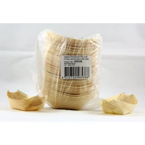 Wooden Boats 60x45mm (Pk50)