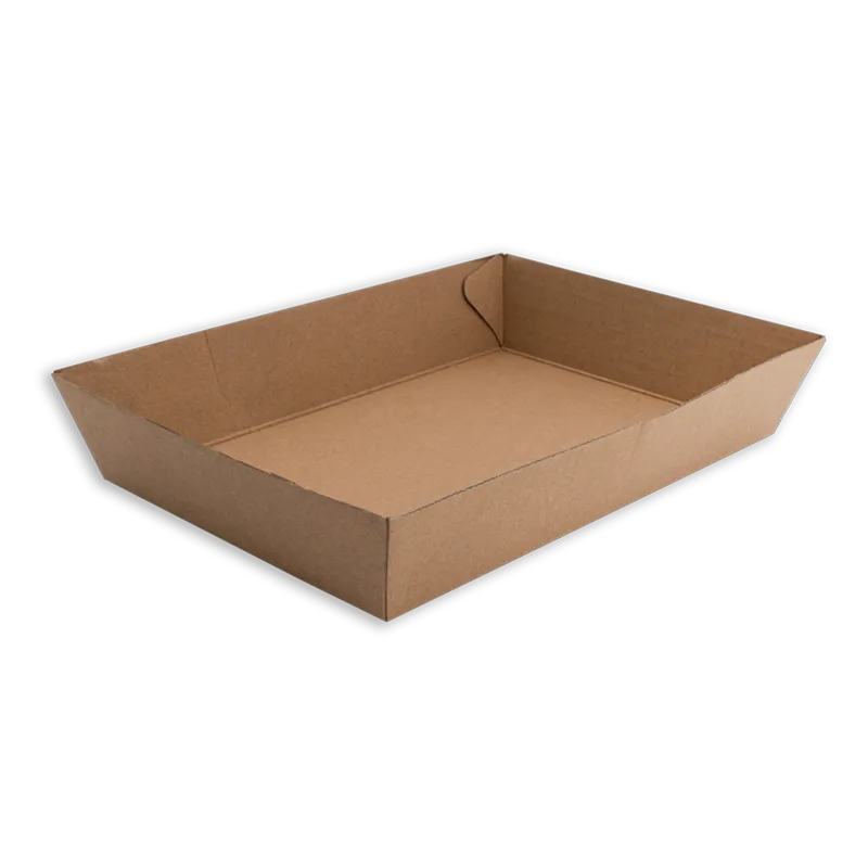 FSC Kraft Board Tray #4 152 x 225 x 45mm