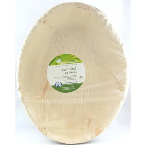 PALMLEAF  DEEP BOWL12X9"PK25x4