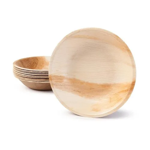 PALMLEAF ROUND BOWL 6"P10x10