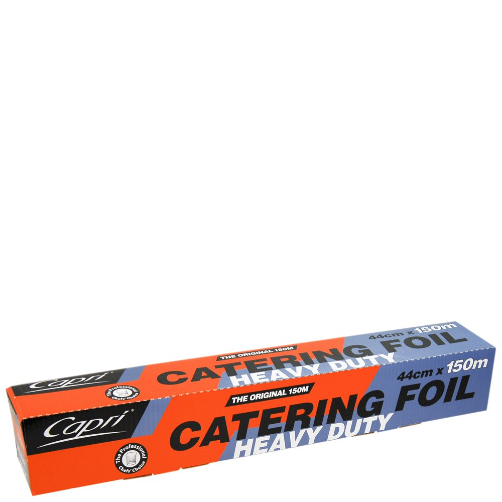 Aluminium Foil Heavy Duty Dispenser Silver 44cm x 150m