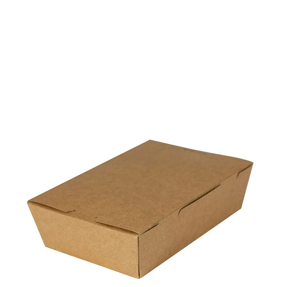 [EC-SB0241] Lunch Box PLA Lined Heavy Board Kraft Medium