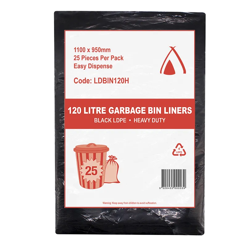 [LDBIN120H] 120 LTR LD H/DUTY BLK B/LINER 1100X950MM