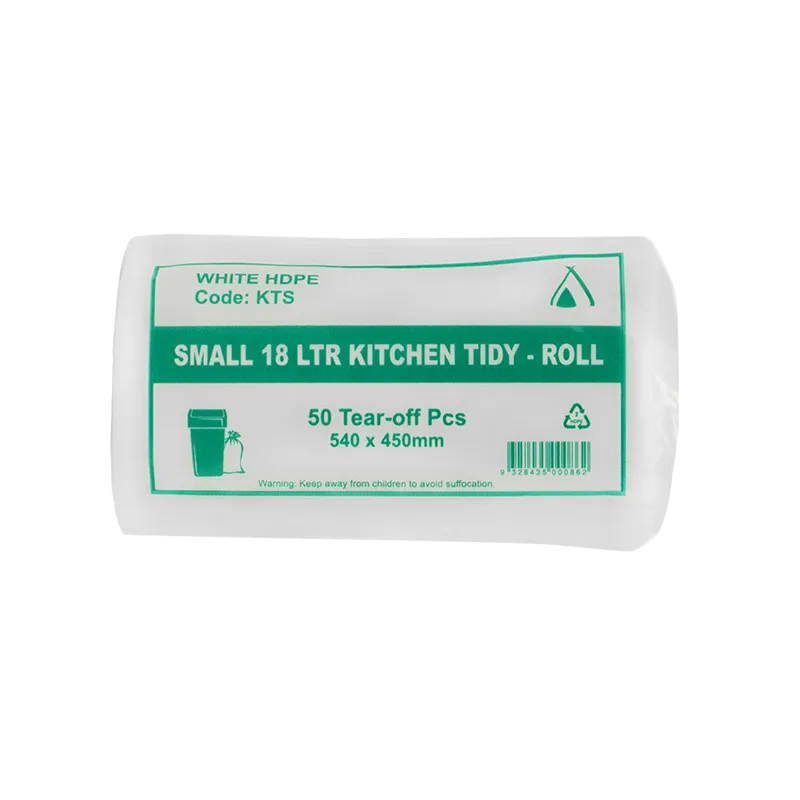 [KTS] SMALL 18 LTR KITCHEN TIDY ROLL - WHITE