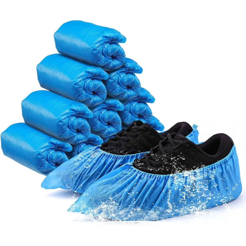 Shield Right Shoe Covers Disposable Heavy Duty Polyethylene