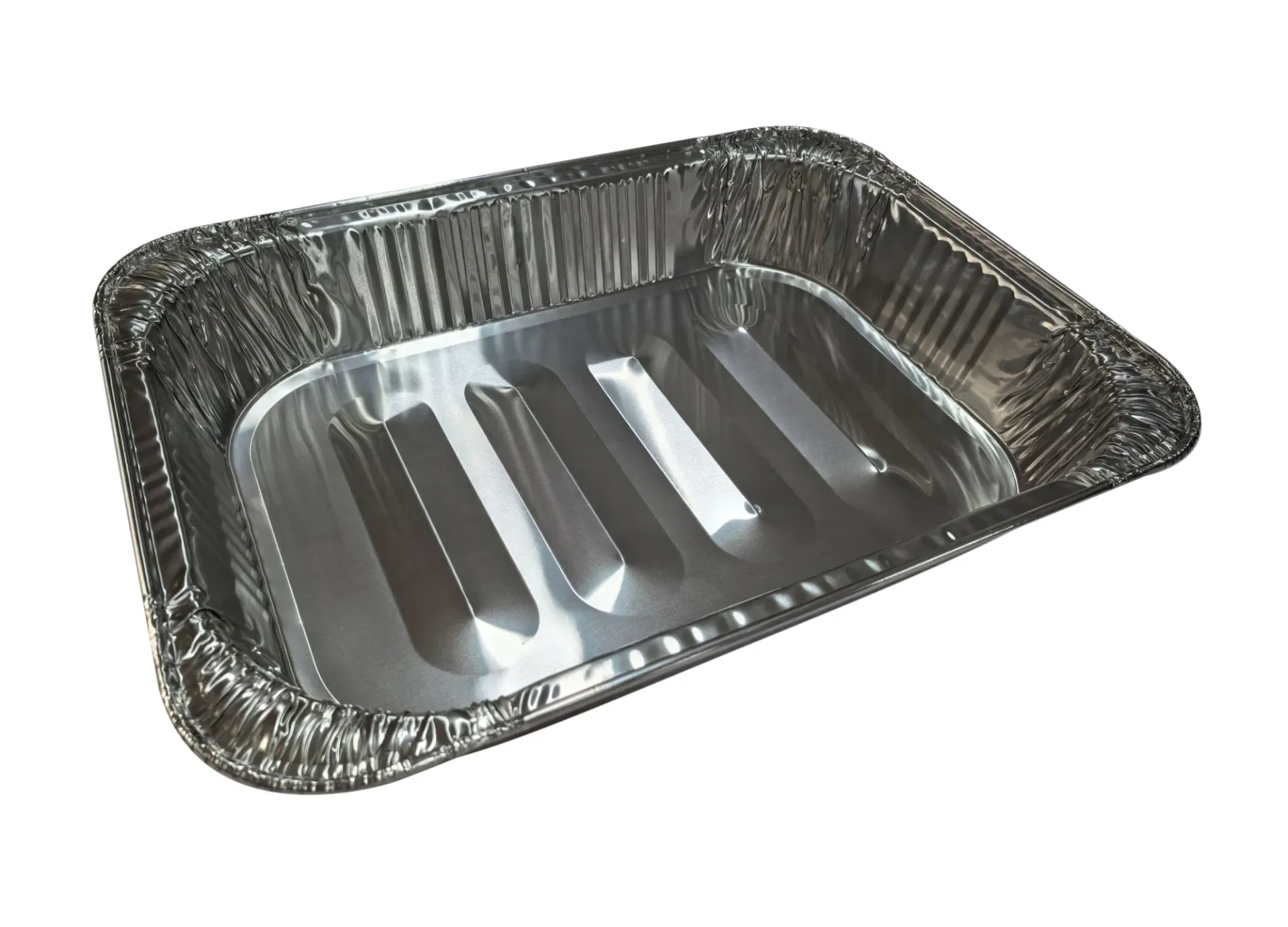 455mm x 340mm x 75mm Rectangular Foil Tray Pk3