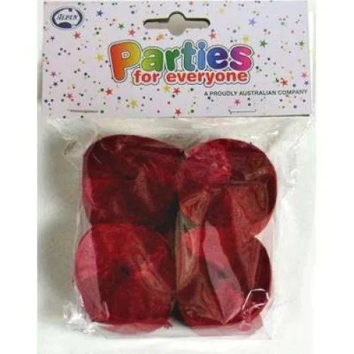 [510074] STREAMER P4 MAROON CREPE