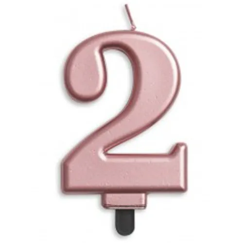 [431272] CANDLE NUMERAL JUMBO ROSEGOLD #2
