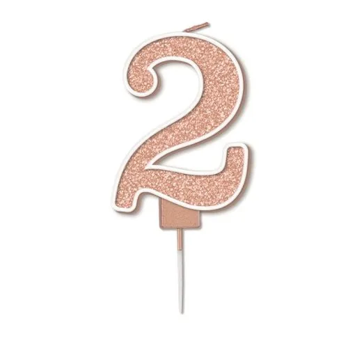 CANDLE SPARK.FIZZ #2 R.GOLD P1