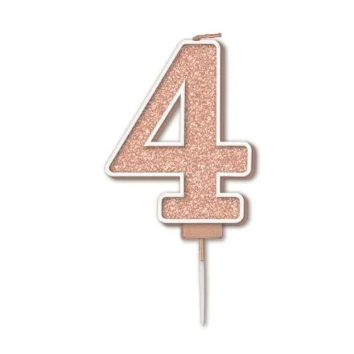 CANDLE SPARK.FIZZ #4 R.GOLD P1