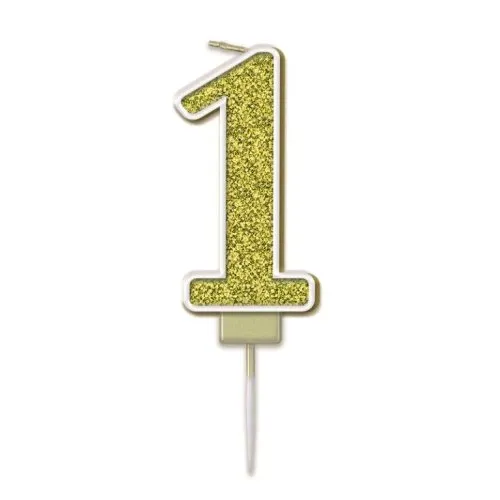 CANDLE SPARK.FIZZ #1 GOLD P1