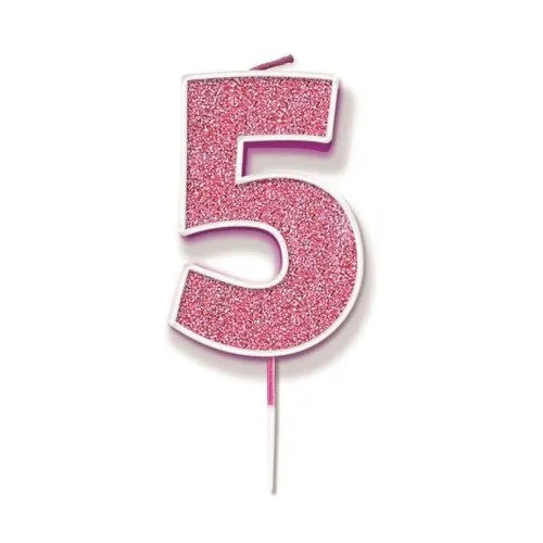 CANDLE GLITTER #5 PINK P1