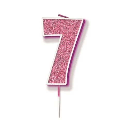 CANDLE GLITTER #7 PINK P1