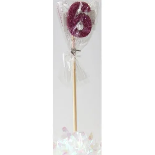 [447506] CANDLE PINK GLITTER L/stick #6