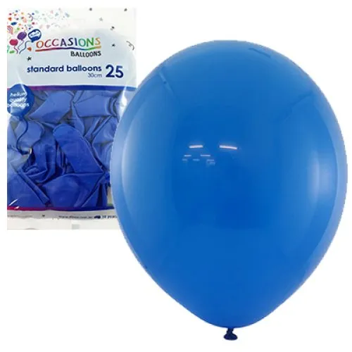 [203112] BALLOON STD P25 30CM ROYALBLUE