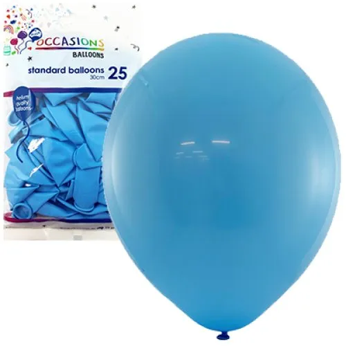 [203120] BALLOON STD P25 30CM LT.BLUE