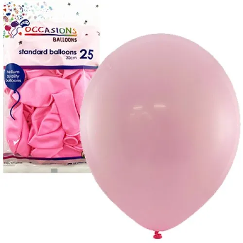 BALLOON STANDARD P25 30CM LT.PINK
