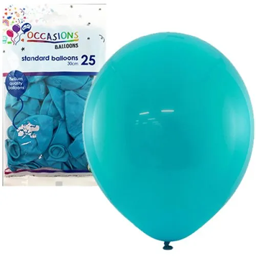 [203124] BALLOON STD P25 30CM TEAL