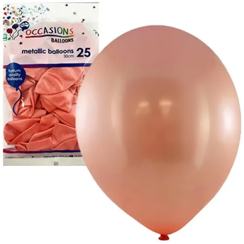 [203153] BALLOON MET P25 30CM ROSE GOLD