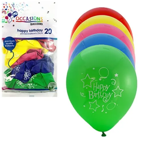 BALLOONS P20 HAPPY BIRTHDAY