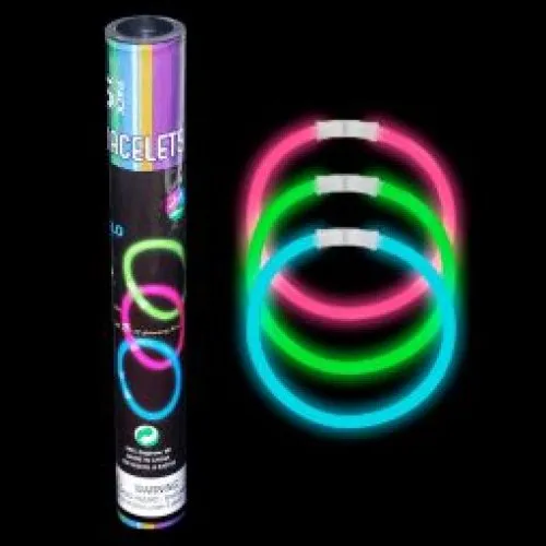 [251631] GLOW 8" BRACELET TUBE 15/BOX24