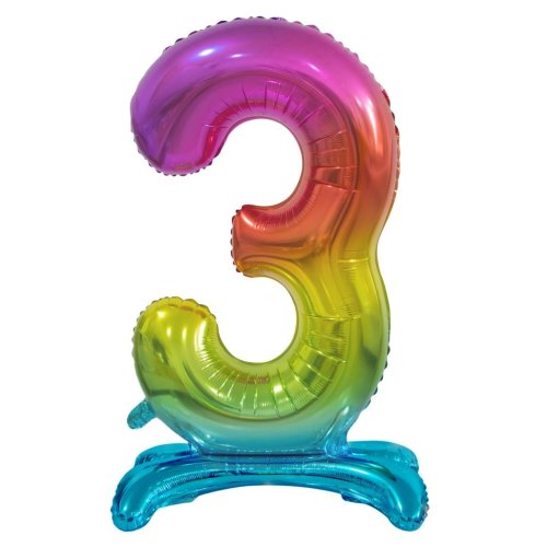 [214033] FB30" D/TEX STANDING RAINBOW#3