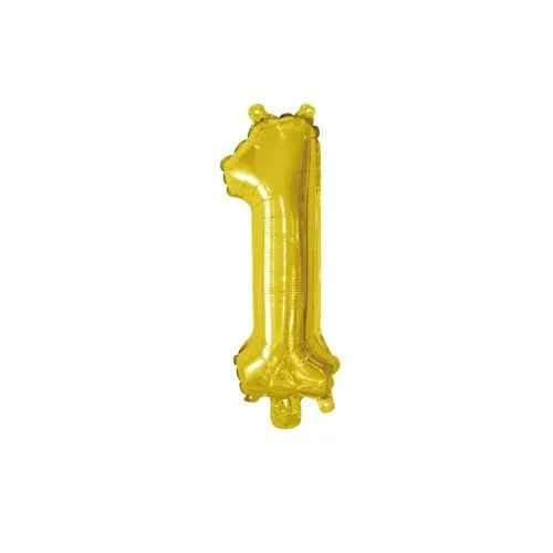 [213001] Foil Balloon 14" DECROTEX GOLD #1 P1