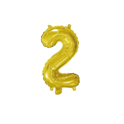 [213002] Foil Balloon 14" DECROTEX GOLD #2 P1