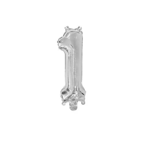 [213011] Foil Balloon 14" DECROTEX SILVER #1 P1