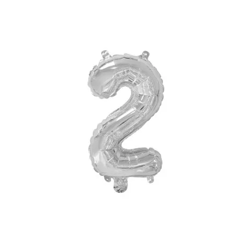 [213012] Foil Balloon 14" DECROTEX SILVER #2 P1