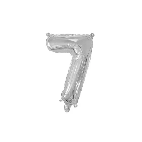 [213017] Foil Balloon 14" DECROTEX SILVER #7 P1