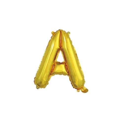 [213068] Foil Balloon 14" DECROTEX GOLD #A P1