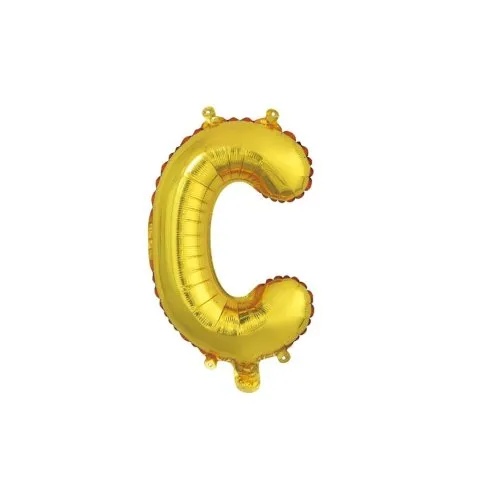 [213070] Foil Balloon 14" DECROTEX GOLD #C P1
