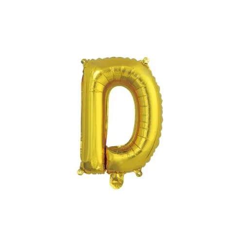 [213071] Foil Balloon 14" DECROTEX GOLD #D P1