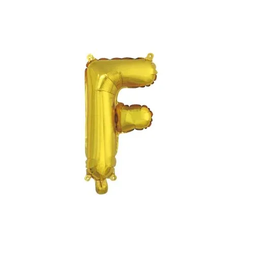 [213073] Foil Balloon 14" DECROTEX GOLD #F P1