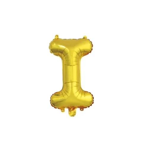 [213076] Foil Balloon 14" DECROTEX GOLD #I P1