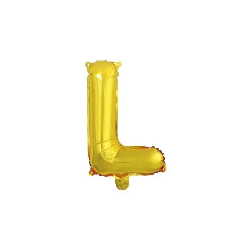 Foil Balloon 14" DECROTEX GOLD #L P1