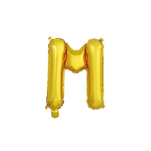 [213080] Foil Balloon 14" DECROTEX GOLD #M P1