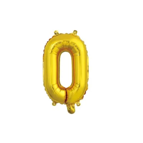 [213082] Foil Balloon 14" DECROTEX GOLD #O P1