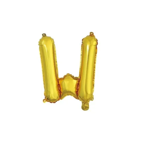 [213090] Foil Balloon 14" DECROTEX GOLD #W P1