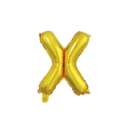 [213091] Foil Balloon 14" DECROTEX GOLD #X P1