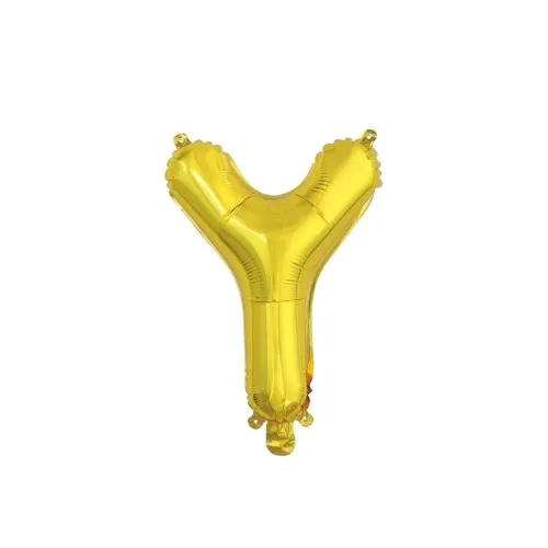 [213092] Foil Balloon 14" DECROTEX GOLD #Y P1