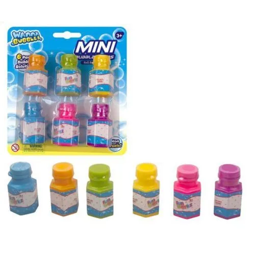 [107350] BUBBLES PARTY 18ML W/WAND PK6