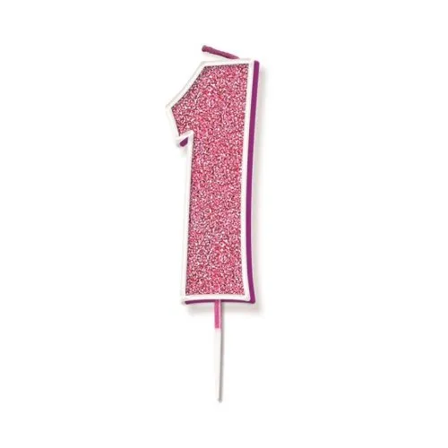 CANDLE GLITTER #1 PINK P1